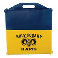 Square Vinyl Stadium Seat Cushion w/Pouch Pocket (14"x14"x2 1/2")